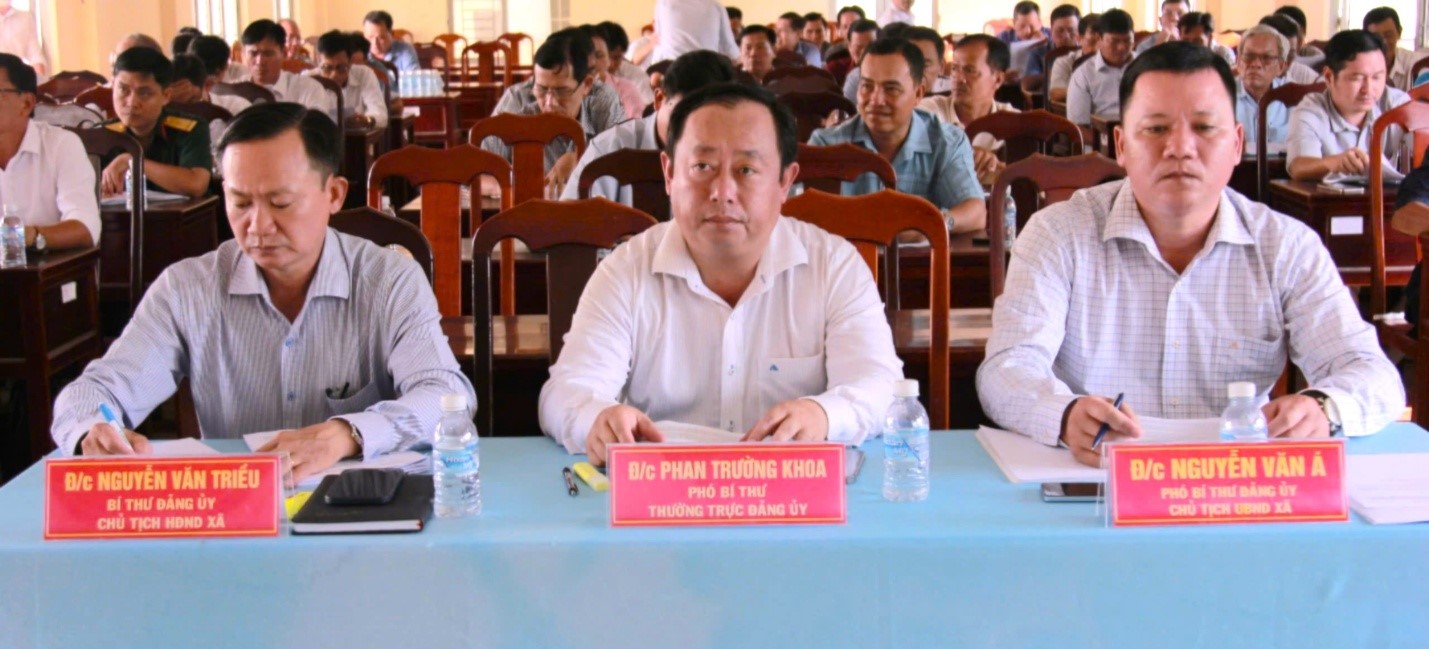 Ủy ban nhân dân xã An Trường triển khai chương trình hành động thực hiện Nghị quyết Đại hội Đảng bô xã lần thứ I, nhiệm kỳ 2025-2030